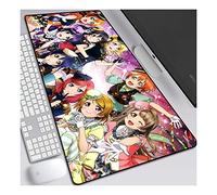 ITBT LoveLive Tappetino per XXL Mouse da Gioco - Gaming Mousepad Extra Grande 900 x 400mm - Pad 3mm con Base in Gomma Antiscivolo - Spessore 3mm Anime Tappetino Mouse, C