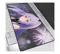 ITBT Memorie di plastica Anime Extended XXL Mousepad, Tappetino per Mouse Speed Gaming, 800x300mm Tappetino Anime Grande con Base in Gomma Antiscivolo, Bordi cuciti 3mm, per PC, B