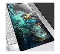 ITBT Monster Hunter Tappetino Mouse Gaming 700x 300mm XL per Mouse e PC, 3mm Mouse Pad Antiscivolo Fondo in Gomma con Bordi Cuciti,D