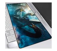 ITBT Monsters Tappetino Mouse Gaming, Grande Anime Mouse Pad XL 700x300mm Confortevole, Lavabile, 3mm Antiscivolo Tappetino Scrivania Supporto per Ufficio Computer, Adatto per Computer e PC,C