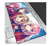 ITBT Mousepad Anime Extended XXL con supremazia di Potenza, Tappetino Mouse per Gioco di velocità, Tappetino Anime Grande 800x300mm con Base in Gomma Antiscivolo, Bordi cuciti 3mm, per PC, C