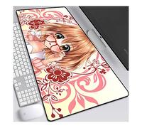 ITBT Mousepad Beyond The Realm Anime Extended XXL, Tappetino per Mouse Speed Gaming, Tappetino Anime Grande 800x300mm con Base in Gomma Antiscivolo, Bordi cuciti 3mm, per PC, B