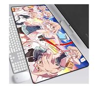 ITBT Oltre Il Regno Tappetino Mouse Gaming, Grande Anime Mouse Pad XXL 900x400mm Confortevole, Lavabile, 3mm Antiscivolo Tappetino Scrivania Supporto per Ufficio Computer, Adatto per Computer e PC, A