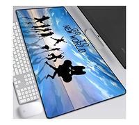 ITBT One Piece Tappetino per XXL Mouse da Gioco - Gaming Mousepad Extra Grande 800 x 300mm - Pad 3mm con Base in Gomma Antiscivolo - Spessore 3mm Anime Tappetino Mouse, A