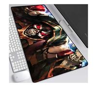 ITBT Overlord Tappetino Mouse Gaming 700x 300mm XL per Mouse e PC, 3mm Mouse Pad Antiscivolo Fondo in Gomma con Bordi Cuciti,D