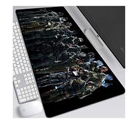 ITBT Rainbow Six Tappetino Mouse Gaming, Grande Anime Mouse Pad XL 700x300mm Confortevole, Lavabile, 3mm Antiscivolo Tappetino Scrivania Supporto per Ufficio Computer, Adatto per Computer e PC,E