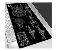 ITBT Star Warship Tappetino per XL Mouse da Gioco - Gaming Mousepad Extra Grande 700 x 300mm - Pad 3mm con Base in Gomma Antiscivolo - Spessore 3mm Anime Tappetino Mouse,B