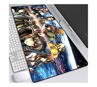 ITBT Steins Gate Tappetino Mouse Gaming 900x 400mm XXL per Mouse e PC, 3mm Mouse Pad Antiscivolo Fondo in Gomma con Bordi Cuciti, B