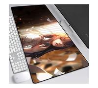 ITBT Steins Gate Tappetino Mouse Gaming 900x 400mm XXL per Mouse e PC, 3mm Mouse Pad Antiscivolo Fondo in Gomma con Bordi Cuciti, D