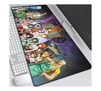 ITBT Steins Gate Tappetino per XXL Mouse da Gioco - Gaming Mousepad Extra Grande 800 x 300mm - Pad 3mm con Base in Gomma Antiscivolo - Spessore 3mm Anime Tappetino Mouse, E
