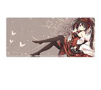 ITBT Tappetino Mouse Date a Live Tappetino per XXL Mouse da Gioco - Gaming Mousepad Extra Grande 900 x 400mm - Pad 3mm con Base in Gomma Antiscivolo - Spessore 3mm Anime Tappetino Mouse, I