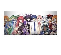 ITBT Tappetino Mouse Date a Live Tappetino per XXL Mouse da Gioco - Gaming Mousepad Extra Grande 900 x 400mm - Pad 3mm con Base in Gomma Antiscivolo - Spessore 3mm Anime Tappetino Mouse, Q