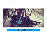 ITBT Tappetino Mouse Nier Automata Tappetino per XXL Mouse da Gioco - Gaming Mousepad Extra Grande 900 x 400mm - Pad 3mm con Base in Gomma Antiscivolo - Spessore 3mm Anime Tappetino Mouse, I