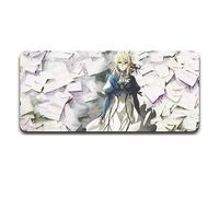ITBT Tappetino Mouse Violet Evergarden Tappetino per XXL Mouse da Gioco - Gaming Mousepad Extra Grande 900 x 400mm - Pad 3mm con Base in Gomma Antiscivolo - Spessore 3mm Anime Tappetino Mouse, O