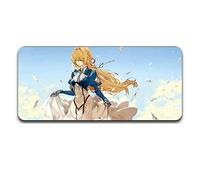 ITBT Tappetino Mouse Violet Evergarden Tappetino per XXL Mouse da Gioco - Gaming Mousepad Extra Grande 900 x 400mm - Pad 3mm con Base in Gomma Antiscivolo - Spessore 3mm Anime Tappetino Mouse, H