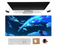 ITBT Tappetino Mouse Your Name Tappetino per XXL Mouse da Gioco - Gaming Mousepad Extra Grande 900 x 400mm - Pad 3mm con Base in Gomma Antiscivolo - Spessore 3mm Anime Tappetino Mouse, M