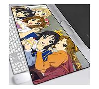 ITBT Tappetino per Mouse Anime esteso XXL per Ragazze Leggere, Tappetino per Mouse da Gioco Speed, 800x300mm Tappetino per Anime Grande con Base in Gomma Antiscivolo, Bordi cuciti 3mm, per PC, E