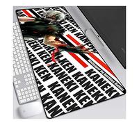 ITBT Tappetino per Mouse Anime Tokyo Ghoul 800x300mm, tappetini per Mouse Tastiera, Tappetino per Mouse da Gioco Professionale esteso XXL con Base in Gomma Spessa 3mm, per PC, F