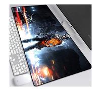 ITBT Tappetino per Mouse da Gioco Battlefield 5 velocità, Tappetino per Mouse Anime XXL, 800x300mm, Tappetino per Mouse Extra Large con Base in Gomma Antiscivolo, Bordi cuciti 3mm, per PC, D