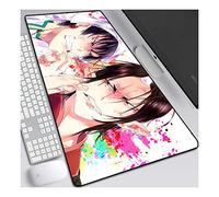 ITBT Tappetino per Mouse da Gioco Hoozuki No Reitetsu Speed, Tappetino per Mouse Anime XXL, 800x300mm, Tappetino per Mouse Extra Large con Base in Gomma Antiscivolo, Bordi cuciti 3mm, per PC, D