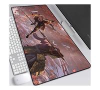 ITBT Tappetino per Mouse da Gioco Speed Speed Due Volte, Tappetino per Mouse Anime XXL, 800x300mm, Tappetino per Mouse Extra Large con Base in Gomma Antiscivolo, Bordi cuciti 3mm, per PC, G