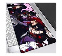 ITBT Tappetino per Mouse Speed diacono Nero, Tappetino per Mouse Anime XXL, 800x300mm, Tappetino per Mouse Extra Large con Base in Gomma Antiscivolo, Bordi cuciti 3mm, per PC, C
