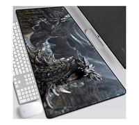 ITBT The Elder Scrolls 800x 300mm Tappetino Mouse，Speed Gaming Mousepad， XXL Tappetino per Mouse, 3mm Mouse Pad Antiscivolo Fondo in Gomma con Bordi Cuciti, E
