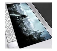 ITBT The Elder Scrolls 900x400mm Tappetino Mouse Gaming 900x 400mm XXL per Mouse e PC, 3mm Mouse Pad Antiscivolo Fondo in Gomma con Bordi Cuciti, B