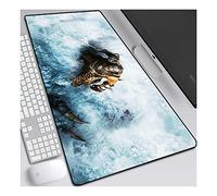 ITBT The Elder Scrolls Tappetino per XXL Mouse da Gioco - Gaming Mousepad Extra Grande 800 x 300mm - Pad 3mm con Base in Gomma Antiscivolo - Spessore 3mm Anime Tappetino Mouse, A