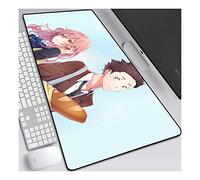 ITBT The Shape of Voice Tappetino Mouse Gaming 700x 300mm XL per Mouse e PC, 3mm Mouse Pad Antiscivolo Fondo in Gomma con Bordi Cuciti,B