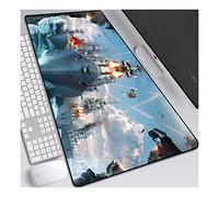 ITBT World of Warships Tappetino Mouse Gaming 700x 300mm XL per Mouse e PC, 3mm Mouse Pad Antiscivolo Fondo in Gomma con Bordi Cuciti,E