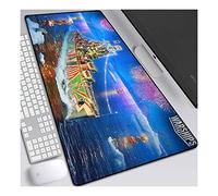 ITBT World of Warships Tappetino per XXL Mouse da Gioco - Gaming Mousepad Extra Grande 800 x 300mm - Pad 3mm con Base in Gomma Antiscivolo - Spessore 3mm Anime Tappetino Mouse, D
