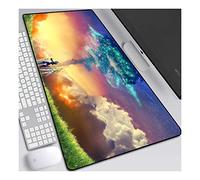 ITBT Xenoblade Chronicles Anime Extended XXL Mousepad, Tappetino per Mouse Speed Gaming, 800x300mm Tappetino Anime Grande con Base in Gomma Antiscivolo, Bordi cuciti 3mm, per PC, E