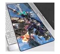 ITBT Xenoblade Chronicles Tappetino Mouse Gaming 900x 400mm XXL per Mouse e PC, 3mm Mouse Pad Antiscivolo Fondo in Gomma con Bordi Cuciti, B