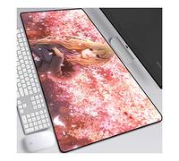 ITBT Your Lie in April Tappetino per XXL Mouse da Gioco - Gaming Mousepad Extra Grande 900 x 400mm - Pad 3mm con Base in Gomma Antiscivolo - Spessore 3mm Anime Tappetino Mouse, A