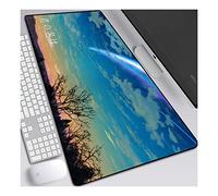 ITBT YourName Tappetino per XL Mouse da Gioco - Gaming Mousepad Extra Grande 700 x 300mm - Pad 3mm con Base in Gomma Antiscivolo - Spessore 3mm Anime Tappetino Mouse,F