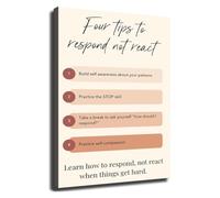 ITCLEYMDZV Inner Struggles Journey Mental Health Poster for Office Counseling Room Inspirational Wall-Art for Social Worker Self Care Decor(Unframed,12x18inch(30x45cm))