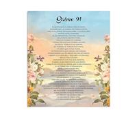 ITCLEYMDZV Refuge and Fortress Inspirational Poster Psalm 91 Canvas Art for Home Wall Decor(Unframed,08x12inch(20x30cm))