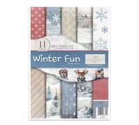 ITD Collection Carta decoupage, Winter Fun, 21 x 30 x 0,15 cm