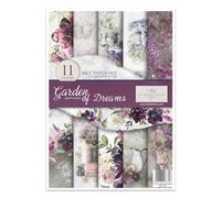 ITD Collection - Papier de riz créatif A4 Decoupage Rice Paper Sheet 29,7 x 21 cm Technique de découpage multicolore (RP005) - HS code 48021000