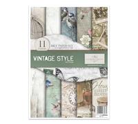ITD Collection Carta di Riso, Vintage Style, 29.7 x 21 cm