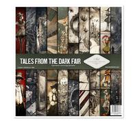 ITD Collection - Carta Scrapbook - Set per scrapbooking - Carta decorativa per fai da te - 310 x 310 mm - 10 fogli + 1 - Tales from the Dark Fair - SLS-082