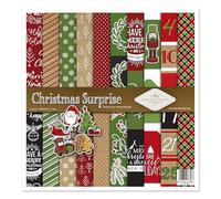 ITD Collection - Confezione per scrapbooking, 12 x 12 pollici, carta decorativa, decoupage, creazione di biglietti, dimensioni carta - 310 x 320 mm (SLS-055- HS code 48025890)