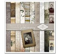 ITD Collection - Confezione per scrapbooking, 12 x 12 pollici, carta decorativa, decoupage, creazione di biglietti, dimensioni carta - 310 x 320 mm (SLS-025- HS code 48025890)