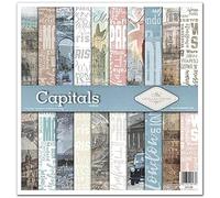 ITD Collection - Confezione per scrapbooking, 12 x 12 pollici, carta decorativa, decoupage, creazione di biglietti, dimensioni carta - 310 x 320 mm (SLS-030- HS code 48025890)