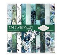ITD Collection - Confezione per scrapbooking, 12 x 12 pollici, carta decorativa, decoupage, creazione di biglietti, dimensioni carta - 310 x 320 mm (The Elven Valley -SLS-005)