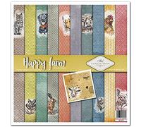 ITD Collection - Confezione per scrapbooking, 12 x 12 pollici, carta decorativa, decoupage, creazione di biglietti, dimensioni carta - 310 x 320 mm (SLS-028- HS code 48025890)
