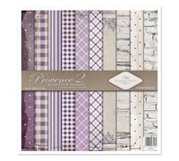ITD Collection - Confezione per scrapbooking 12 x 12 pollici, carta per scrapbooking, carta decorativa, decoupage, carta making, dimensioni carta - 310 x 320 mm (Provence 2, SLS062)