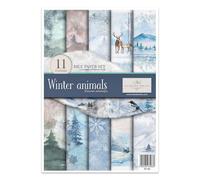 ITD Collection Decoupage, Winter Animals, 21 x 30 x 0,15 cm