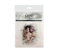 ITD Collection - Mini Papier de Riz Set de Création (6 Feuilles), Découpage de Papiers de Riz pour Le Scrapbooking et Le Bricolage, Multicolore 14,8 x 14,8 cm (RSM022)- HS code 48021000